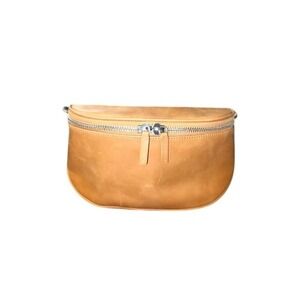 Andar The Addison Belt Bag Camel Tan Full Grain Leather Crossbody Fanny Pack